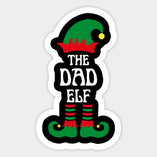 THE DAD ELF Sticker